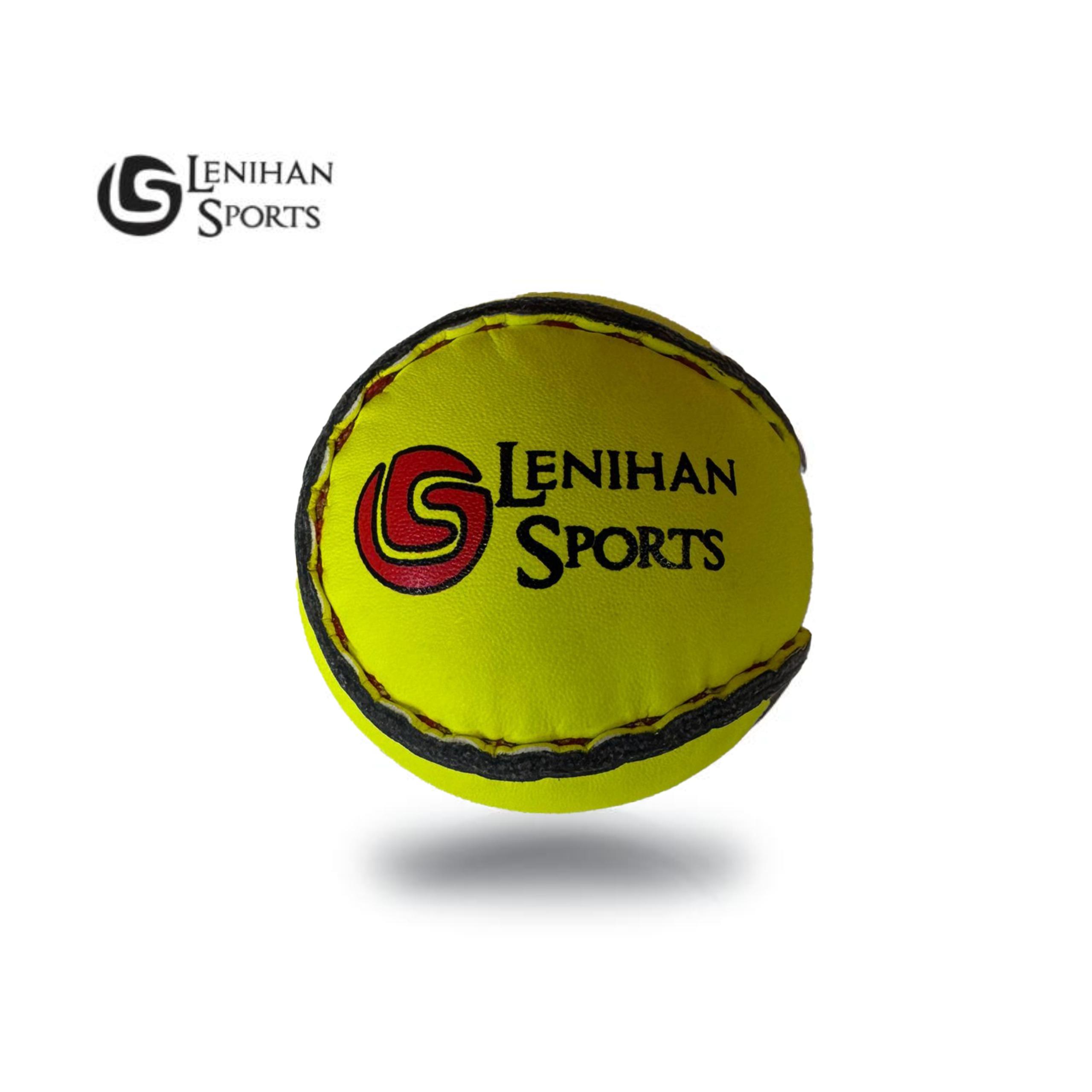 Lenihan Sports Match Sliotar Yellow Size 5 White Size 4 - Image 2