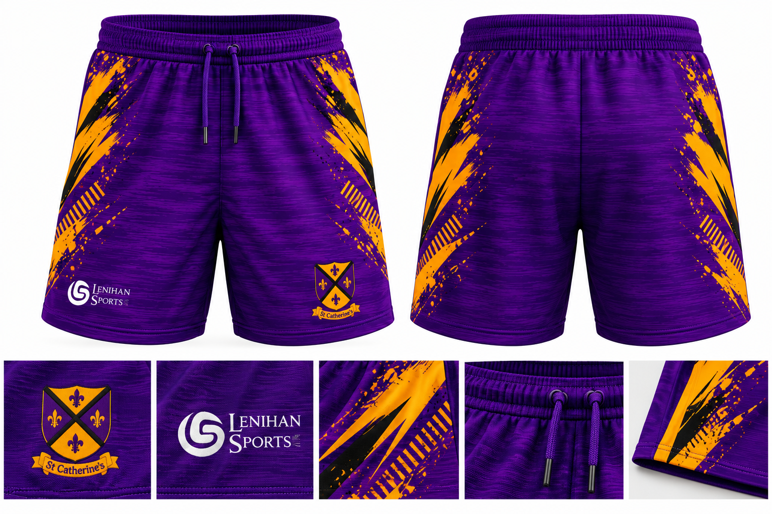 St Catherines Camogie & LGFA Shorts (Juvenile)