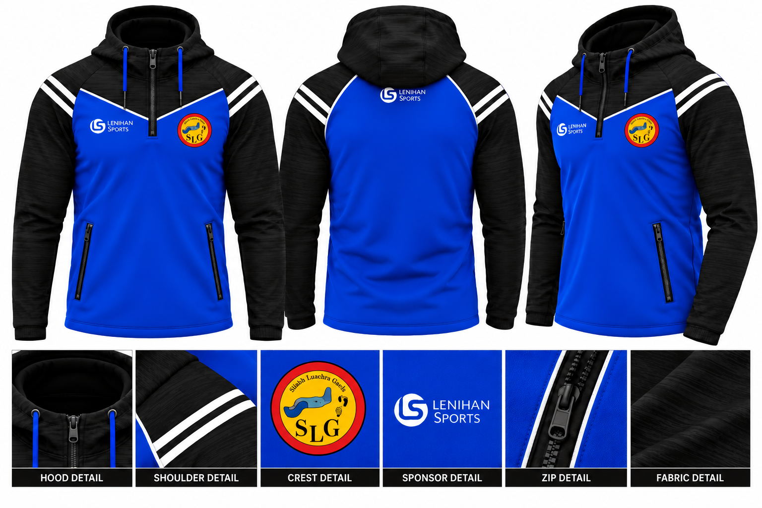 Sliabh Luachra Gaels Half-Zip Hoody(Juvenile)