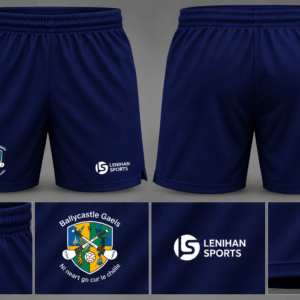 Ballycastle Gaels Navy Shorts (Juvenile)