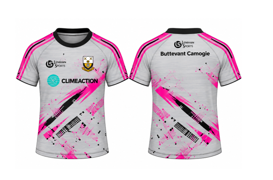 Buttevant Camogie Club Training Top 1 Pink (Juvenile)
