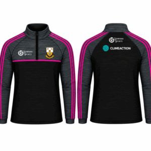 Buttevant Camogie Club Half Zip Pink